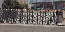 郫县工厂伸缩门做门洞