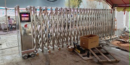 电动伸缩门厂家安装江油工厂电动伸缩门