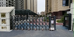 成都电动伸缩门生产厂家与绵阳小区合作大门