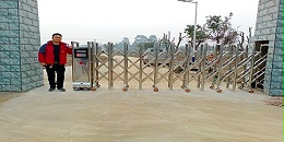 捷鹰科技与龙王某种植园达成友好合作——安装自动伸缩门