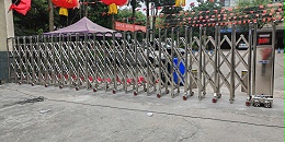 大邑学校电动伸缩门要求1.8米高