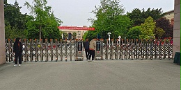 金堂电动伸缩门厂家安装学校伸缩门