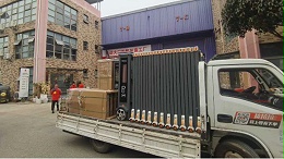 12月30日铝合金电动门装车发眉山，年底现货速订！