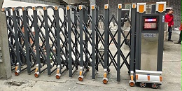 四川电动伸缩门厂家安装铝合金伸缩门