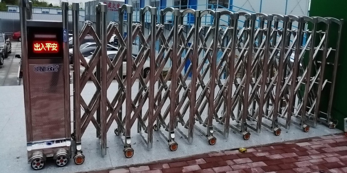 简阳电动伸缩门厂家安装工地伸缩门
