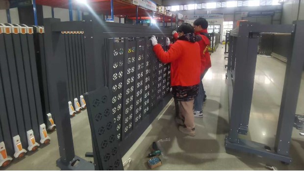 捷鹰电动门厂家12月27日生产进度