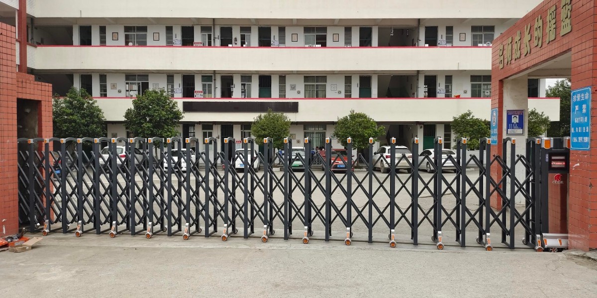 福州学校电动伸缩门定制化设计，适配不同校园场景